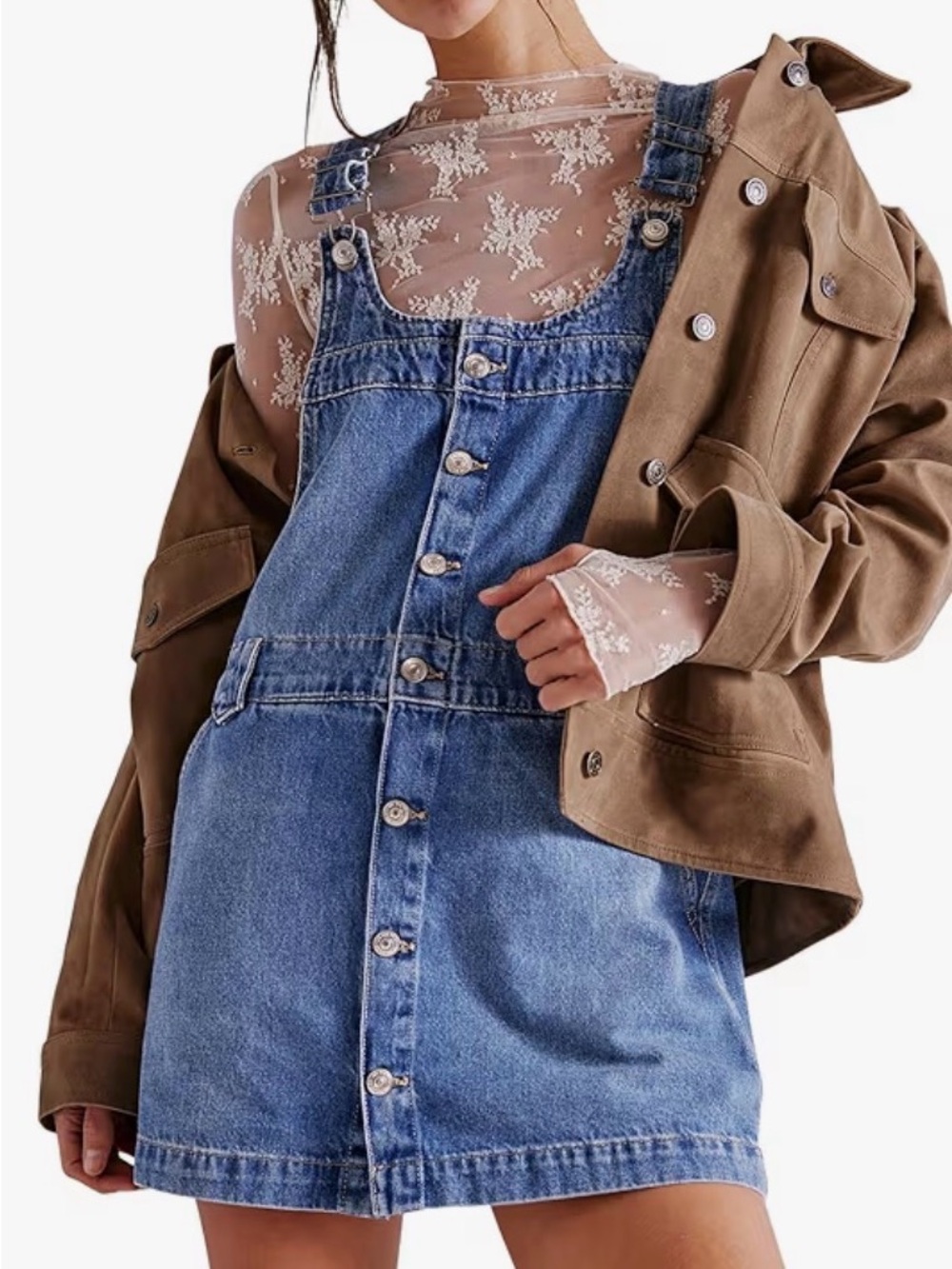 Free People Women’s We The Free Edie Denim Skirtall